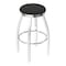 Holland Bar Stool Co 25" Swivel Counter Stool, Chrome Finish, Canter Iron Seat 80225CH008 - alternate 1